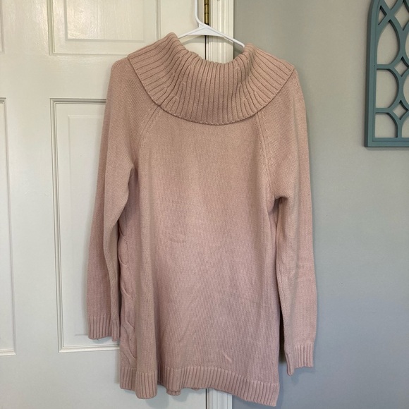 Calvin Klein Pink Oversized Cowl Neck Sweater - Picture 3 of 4